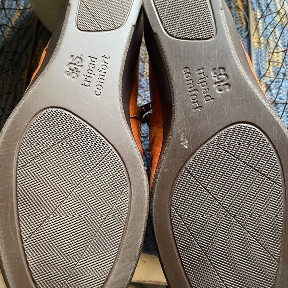 SAS Jade Chestnut zipper booties 8.5 wide - LEATHER - Picture 5 of 13